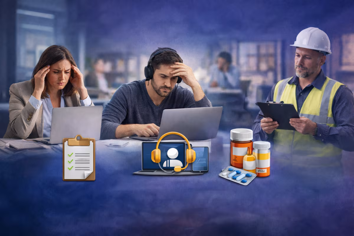 NR-1 sem dor de cabeça: saúde mental acessível