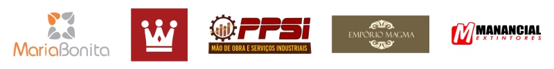 logo marca dos parceiros que utilizam o serviço da repbrasil