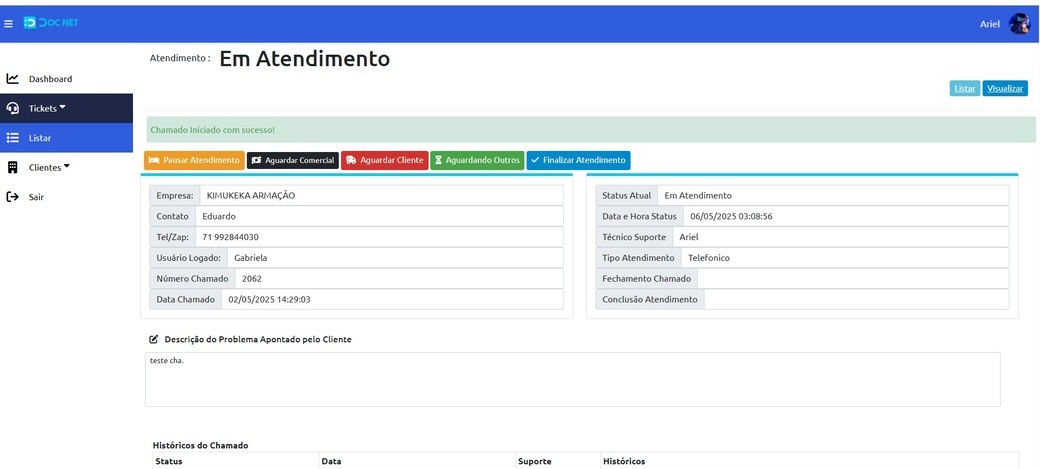 docnet help desk imagem dois